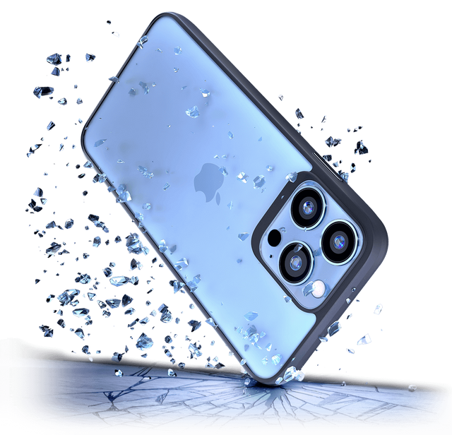 Etui für Apple iPhone 15 Pro Max 3mk Satin Armor Case Blau