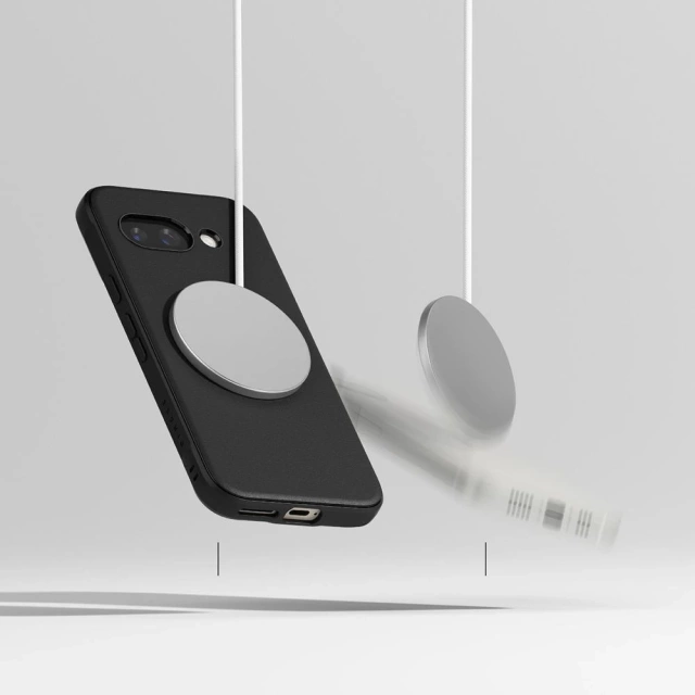 Google Pixel 9a Ringke Onyx MagSafe Schwarze Schutzhülle