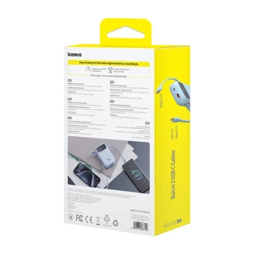 Baseus QPow 2 Powerbank 10000 mAh 30 W 2xUSB-C Blau