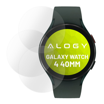 3x Folia hydrożelowa Alogy Hydrogel für Samsung Galaxy Watch 4 40mm