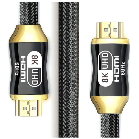 Kabel HDMI-HDMI 2.1 8K 60Hz 4K 120Hz Kabel zur Übertragung von Bild und Ton Premium HQ 3m