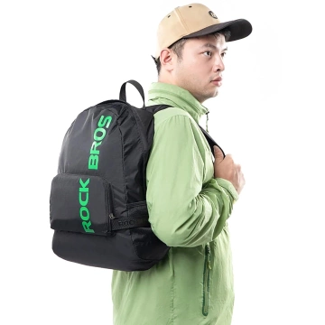 Plecak Rockbros H10-BK 18 l składany, ergonomiczny – czarny