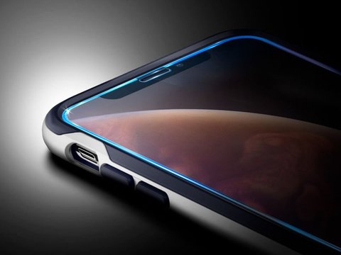 Spigen Glas.tR Slim FC Glas für die Hülle Apple iPhone X / Xs / 11 Pro schwarz