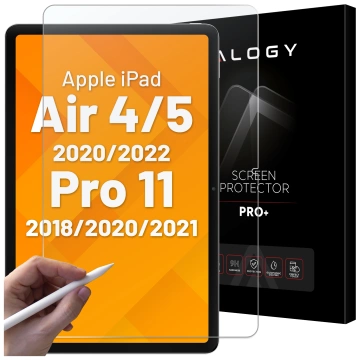 Alogy 9H gehärtetes Glas für den Bildschirm für iPad Air 4 2020 / Air 5 2022 / iPad Pro 11 2018/2020/2021