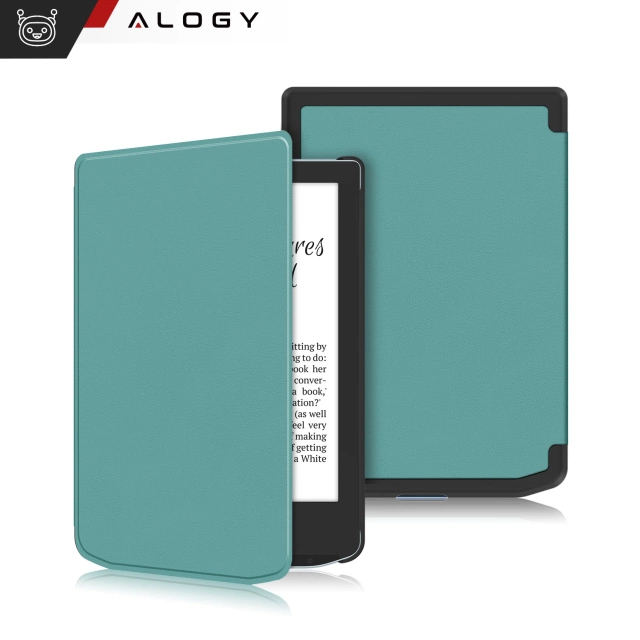 Etui ochronne na czytnik E-Book Alogy ProBook Cover obudowa do PocketBook Verse 629 / Verse Pro 634 / Verse Lite 619 Zielone