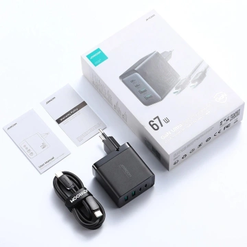Joyroom TCG02 GaN 67W - Schnellladegerät 2x USB-C 2x USB-A Kabel 100W