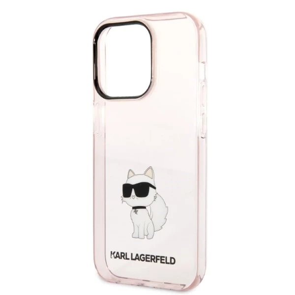 Etui Karl Lagerfeld KLHCP14XHNCHTCP do iPhone 14 Pro Max 6,7" hardcase Ikonik Choupette