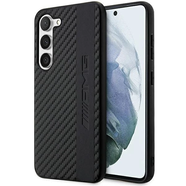 Etui AMG für Samsung Galaxy S23 HardCase Carbon Stripe