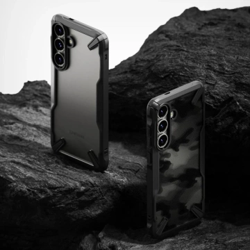 Etui für Samsung Galaxy S25 Schwarz Ringke Fusion X