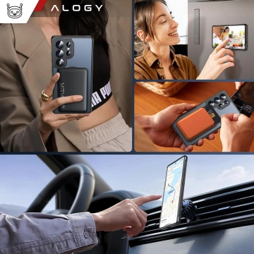 Hülle für Apple iPhone 16 Pro Max Alogy Anti-Shock Hybrid Case für MagSafe Transparent