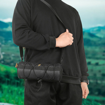 Alogy Fahrradtasche Radstange Fahrradtasche Wasserdichte Fahrradtasche 2,5 L Schwarz
