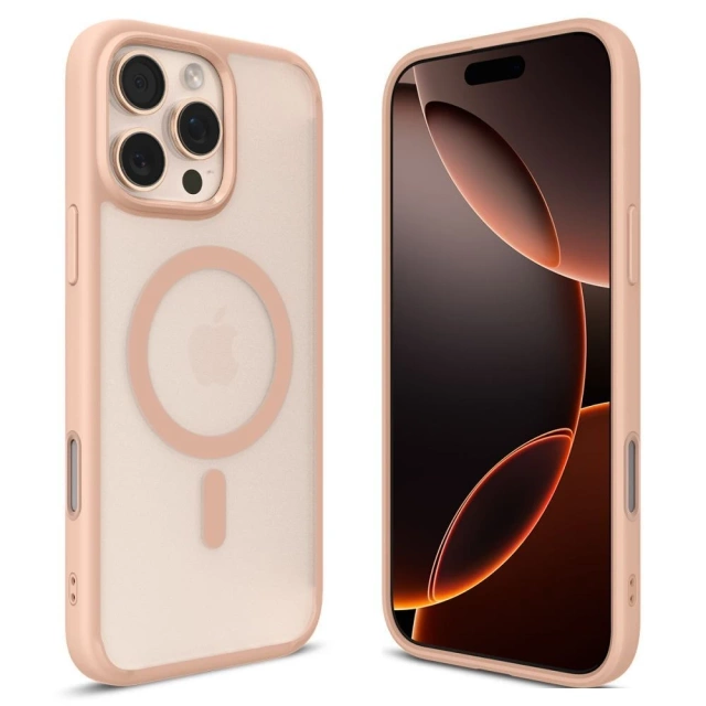 Etui do iPhone 16 Pro Max Spigen Ultra Hybrid ”T” Mag MagSafe Różowe