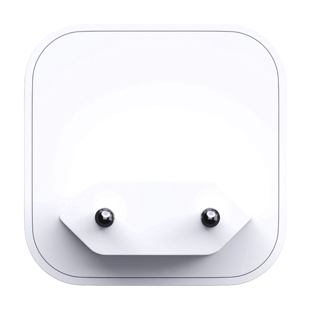 Ładowarka sieciowa uniwersalna kątowa 90° 3mk PD 35W 2x USB-C Type C Hyper Charger biała