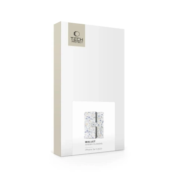 Etui do iPhone 16e Tech-Protect Wallet Frühlingsblumen