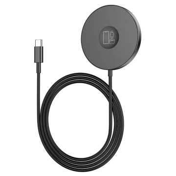 HOCO 3in1 Typ-C Kabelloses Ladegerät MagSafe Kompatibel 15W CW41 Schwarz
