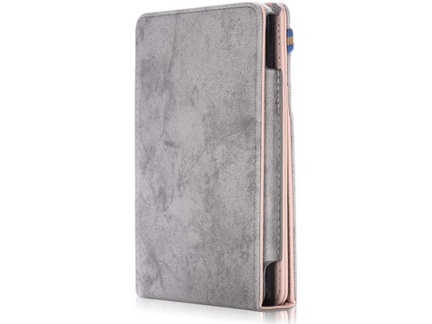Alogy Slim Ledertasche für Kindle Paperwhite 4 2018/2019 Graue Folie