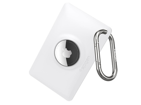 Etui case brelok do kluczy karta Spigen AirFit do Apple Airtag Białe
