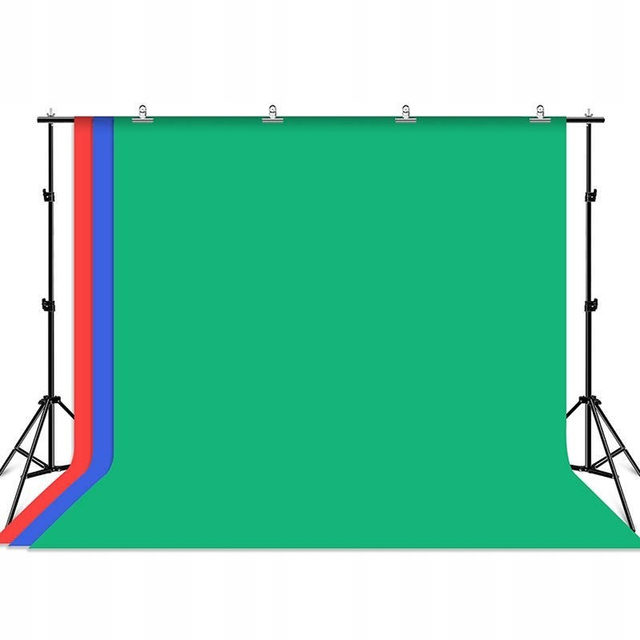 Puluz Zestaw/Statyw do mocowania tła fotograficznego 2x3m + tła fotograficzne 3 szt PKT5205