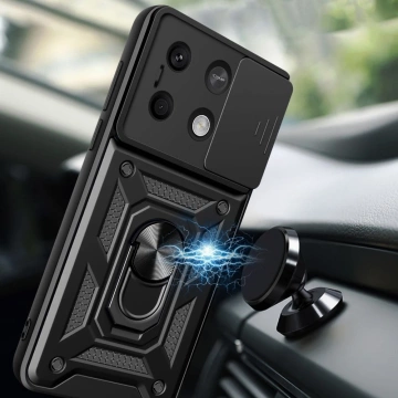 Etui Camshield Pro für Xiaomi Redmi Note 13 5G Schwarz