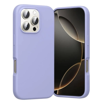 iPhone 16 Pro Vention MagSafe Silikonhülle, Fliederviolett