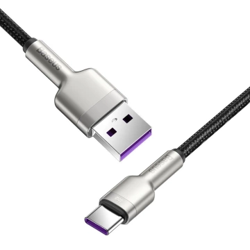 Baseus Cafule USB-zu-USB-C-Kabel, 66 W, 0,25 m (schwarz)