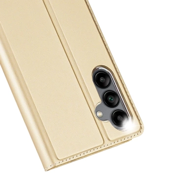 Dux Ducis Skin Pro Hülle für Samsung Galaxy A34 5G Flip Card Wallet Stand Gold