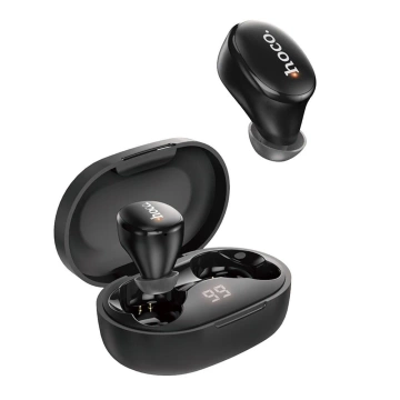 HOCO EW11 Kabellose Bluetooth TWS-Kopfhörer – Schwarz mit Ladeetui