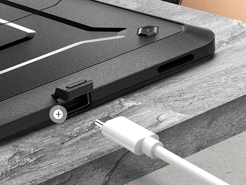 Etui Supcase Unicorn Beetle Pro für Samsung Galaxy Tab S7 Plus/ S8 Plus 12.4 T970/ T976B/ X800/ X806 Schwarz