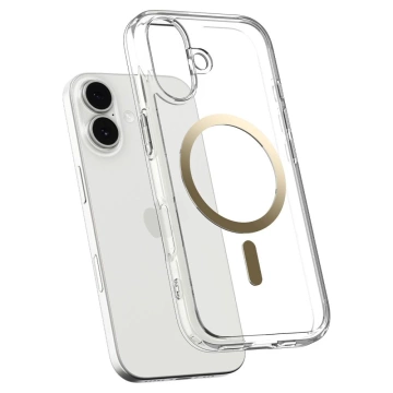 Etui do iPhone 17 Spigen Ultra Hybrid Mag MagSafe Clear/Gold