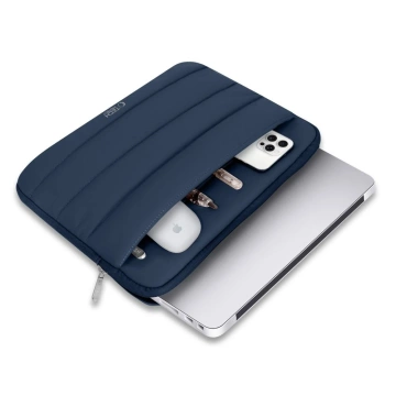 Etui Ochronne Tech-Protect Fluffy do Laptopa 13–14" Navy Blue