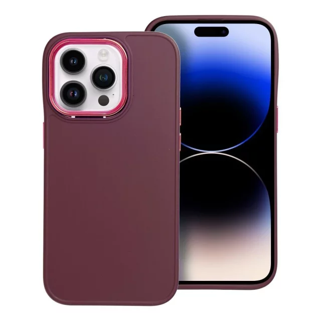 Futerał FRAME do IPHONE 14 Pro fioletowy