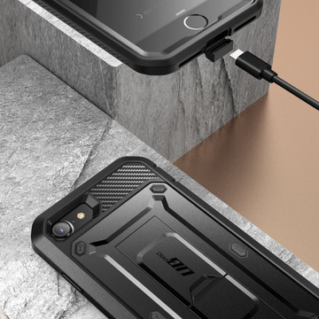 Etui Supcase Unicorn Beetle Pro für Apple iPhone 7 / 8 / SE 2020 / 2022 Schwarz