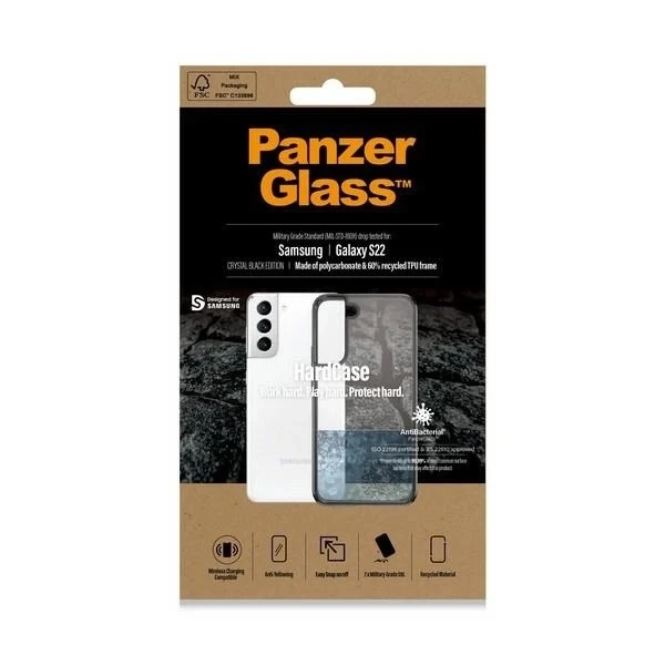 Etui do Samsung Galaxy S22 PanzerGlass HardCase Antibakteriell Klar
