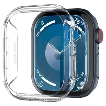 Apple Watch 10 Hülle (46 mm) transparent Spigen Thin Fit Crystal Clear