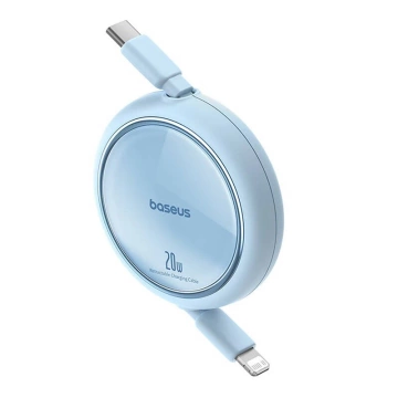 Baseus Free2Pull USB-C auf iP 20 W 1 m USB-Kabel (Blau)