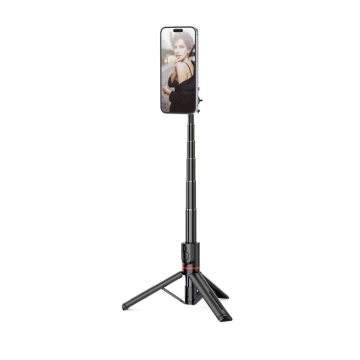 Selfie Stick L06S Magsafe Bluetooth Stativ Schwarz