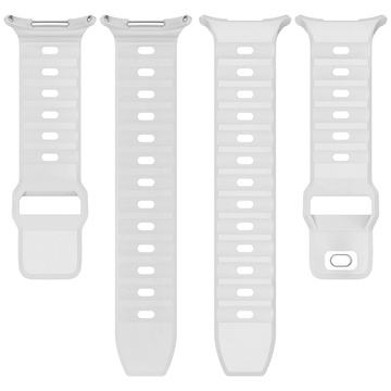 Smartwatch-Band Uhrenarmband für Samsung Galaxy Watch Ultra 47 mm Weiß