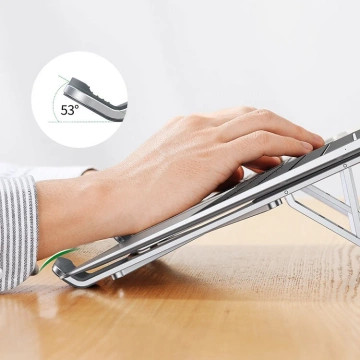Laptopständer UGREEN klappbar verstellbar silber (LP451)
