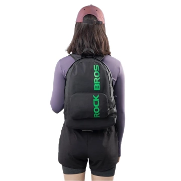 Plecak Rockbros H10-BK 18 l składany, ergonomiczny – czarny