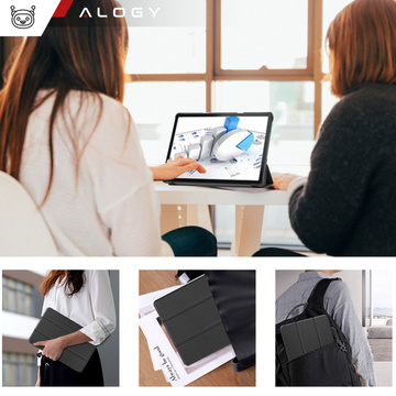 Etui na tablet Lenovo Tab M10 3gen 3 GEN 10.1 2022 TB328FU TB328XU obudowa Case Alogy Book Cover Czarne