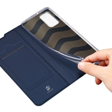 DUX DUCIS Skin Pro Holster Cover mit Flip Samsung Galaxy A02s EU blau