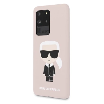 Etui Karl Lagerfeld KLHCS69SLFKPI für Samsung Galaxy S20 Ultra G988 Hardcase Silikon Iconic