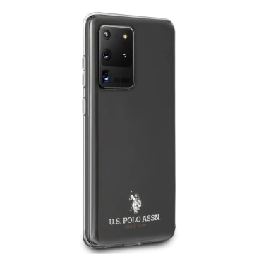 Etui na telefon US Polo Shiny do Samsung Galaxy S20 Ultra czarny/black