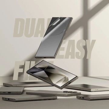 Folia ochronna Ringke Dual Easy 2-Pack für Samsung Galaxy S24 Ultra Clear