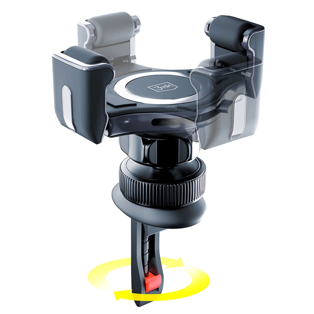 Uchwyt samochodowy do telefonu kratki auta 3mk Memo Hug Car Holder na kratkę na telefon 4.5 - 6.5cali