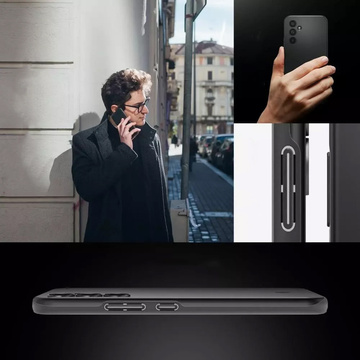 Handyschutzhülle Spigen Thin Fit Cover für Samsung Galaxy A54 5G Schwarz