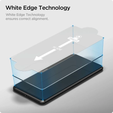 Spigen Glas.tR Slim 2er-Pack gehärtetes Glas für Samsung Galaxy A15 4G / 5G / A25 5G Klar