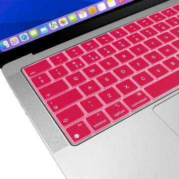 Alogy Silikon-Tastaturhülle für Apple Macbook Pro 14/16 M1 2021 Pink