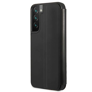 Etui BMW BMBKS22STRTBK für Samsung Galaxy S22 Bücherregal M Collection Triangles