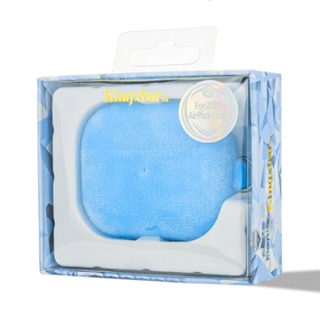 Kingxbar Plush Pods Case AirPods 3 Case Plush Cover Kopfhörer Cover Blue
